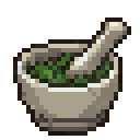 A mortar and pestle